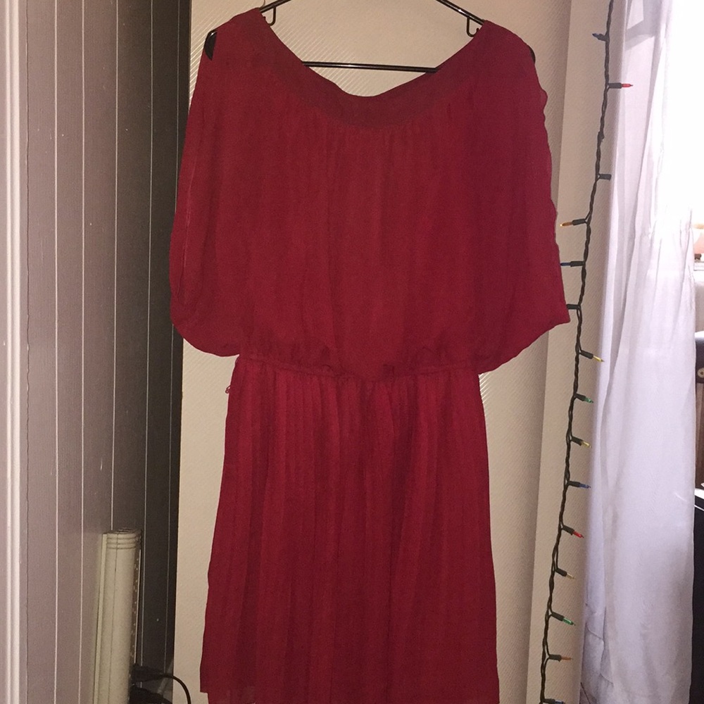 Red dress